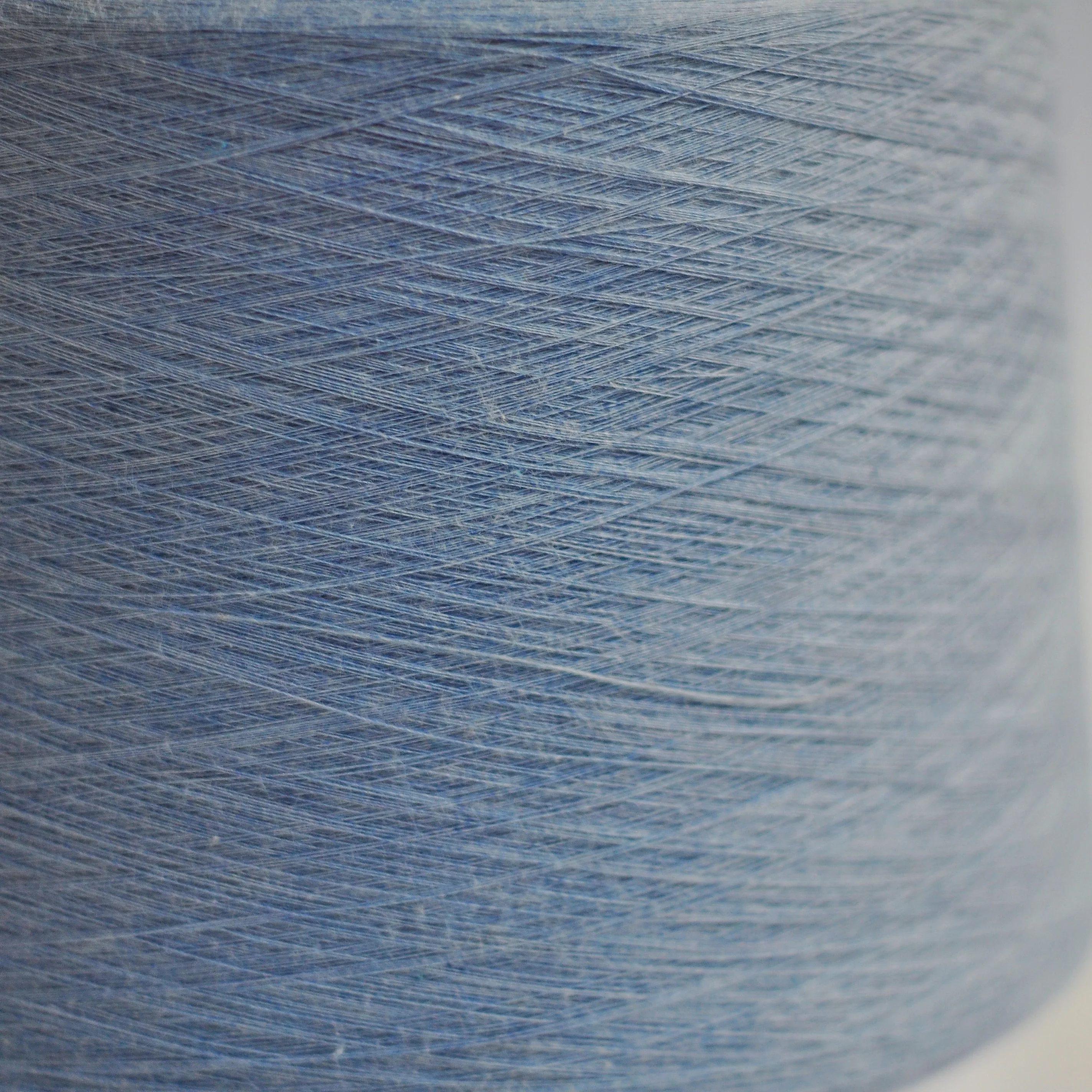 100% Organic Cotton Yarn - Top Blue Melange (8PN033) 2KG