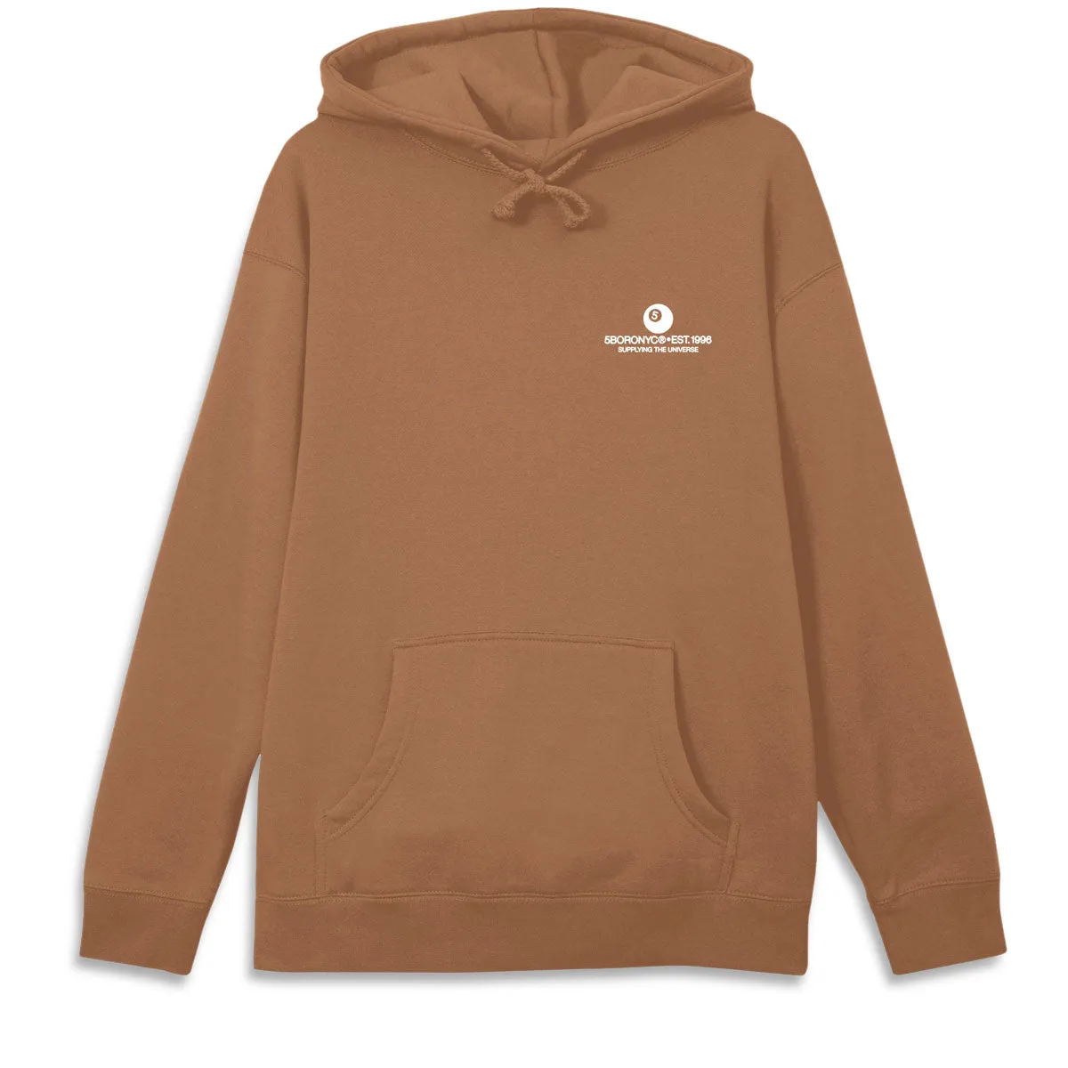 5Boro Supply Dragon Hoodie - Saddle/White