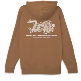 5Boro Supply Dragon Hoodie - Saddle/White