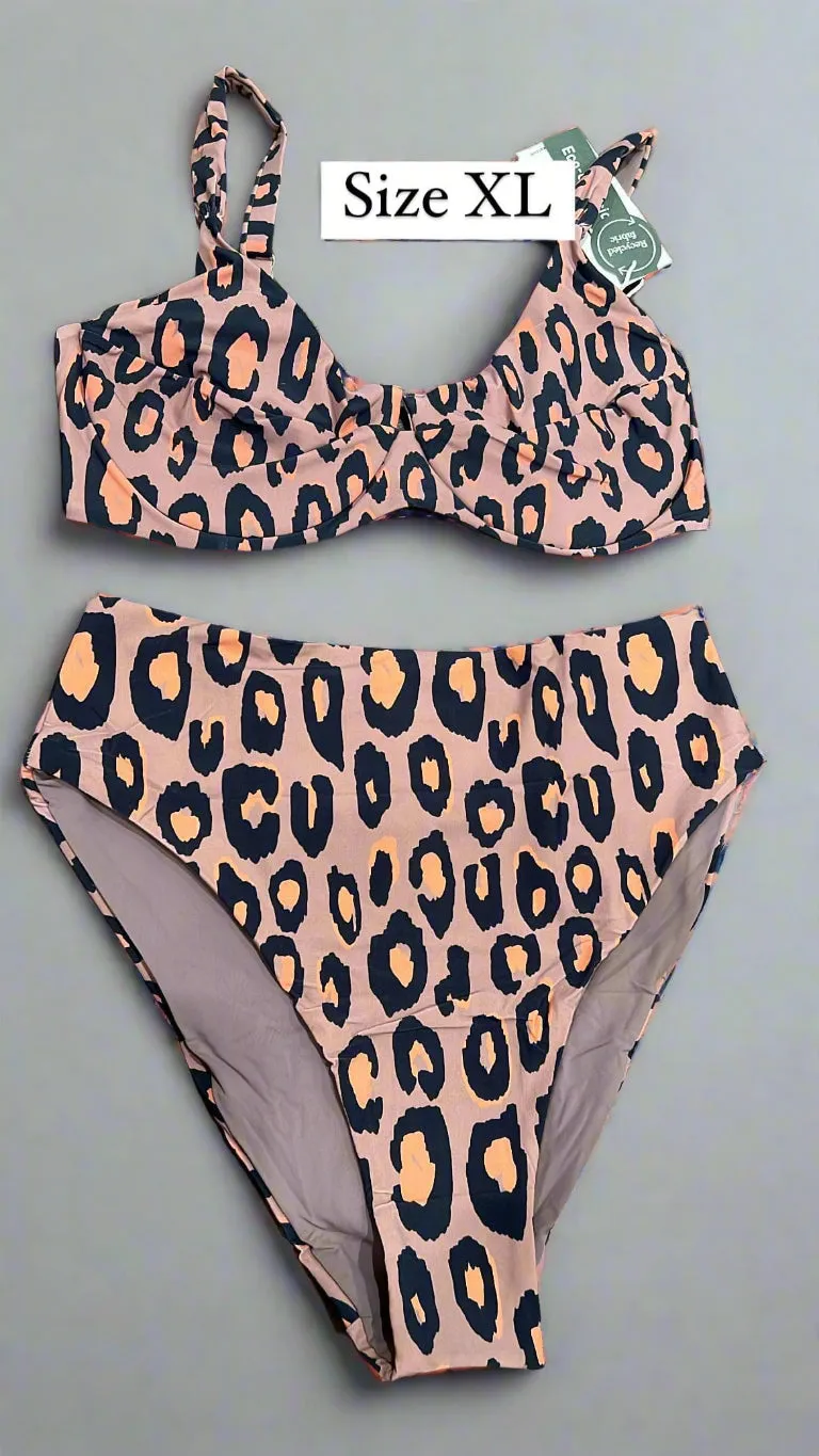 Animal Print Underwire Top