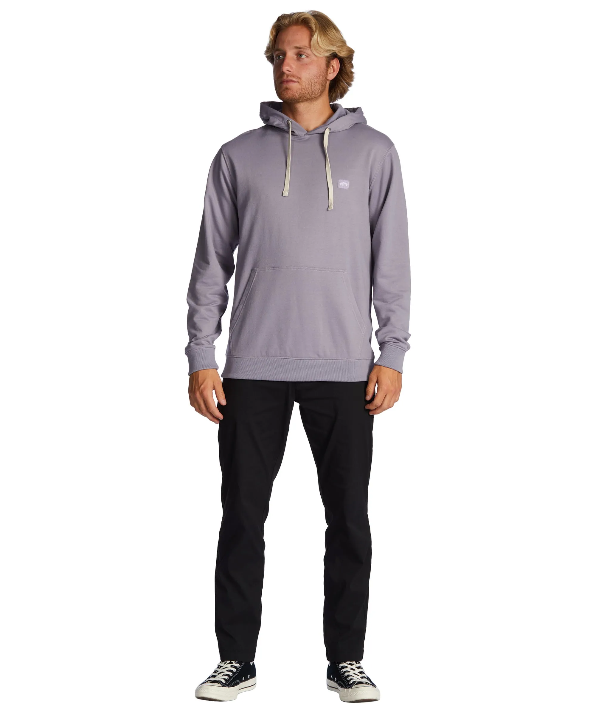 Billabong All Day PO Hooded Sweatshirt-Grey Violet