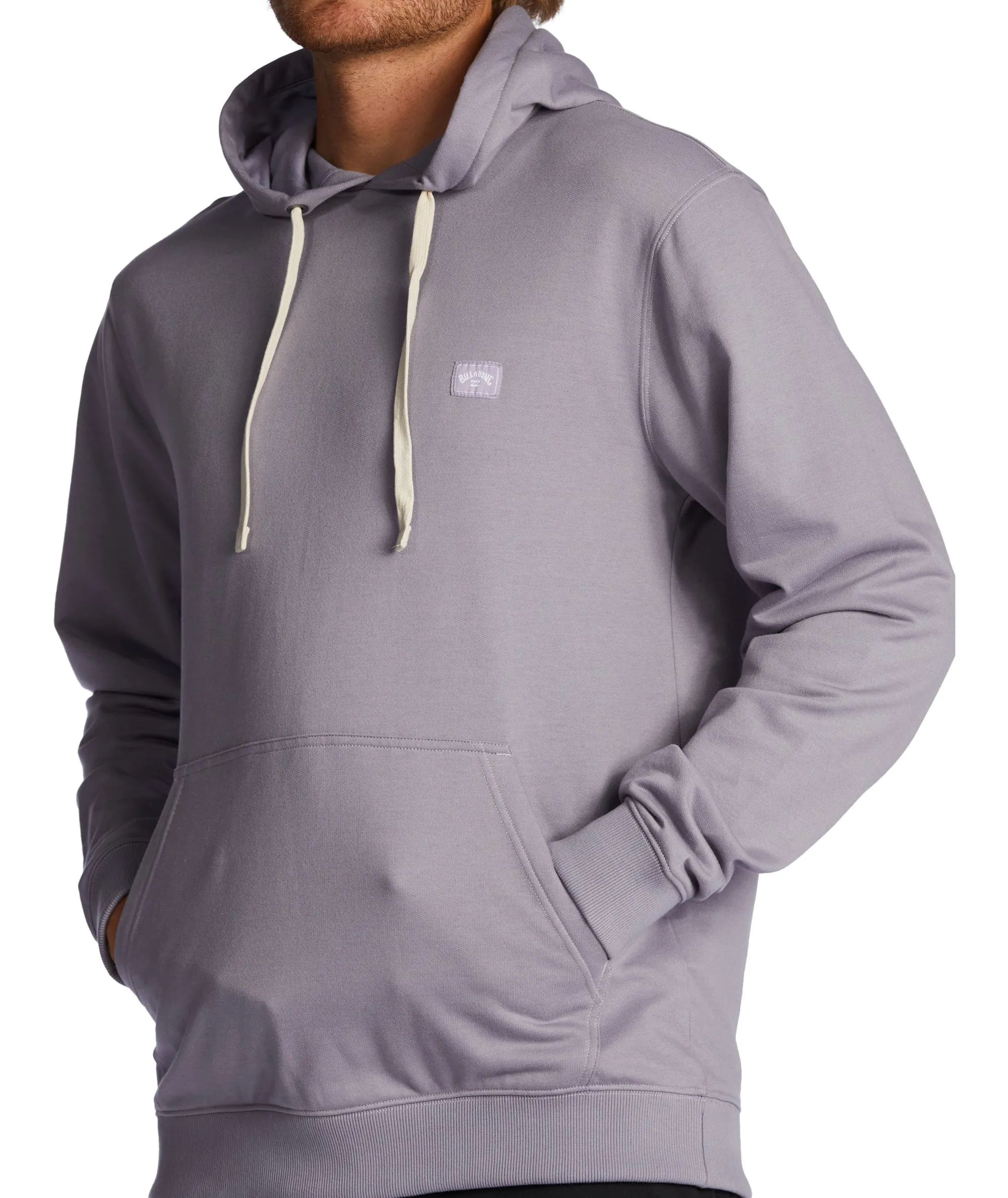 Billabong All Day PO Hooded Sweatshirt-Grey Violet