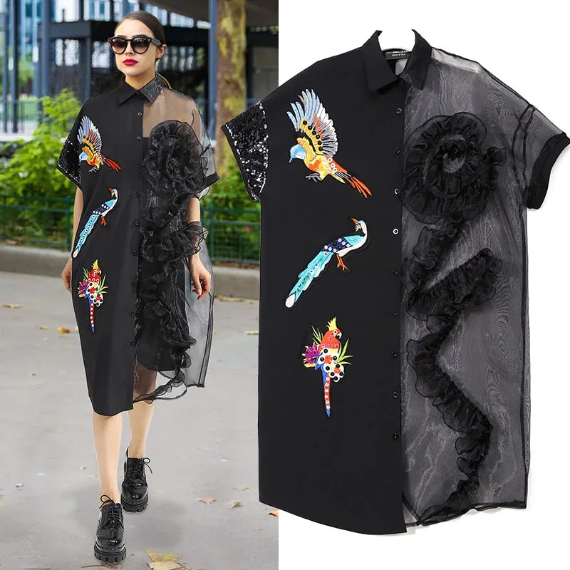 Birds in Love Midi Dress