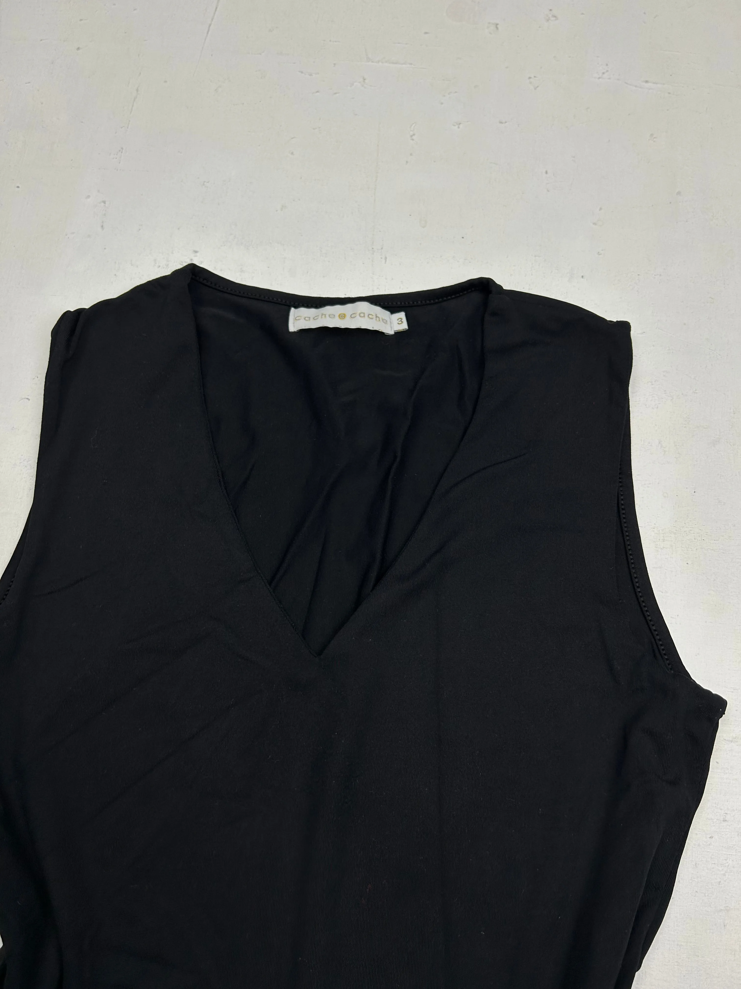 Black super stretchy tank top (M/L)