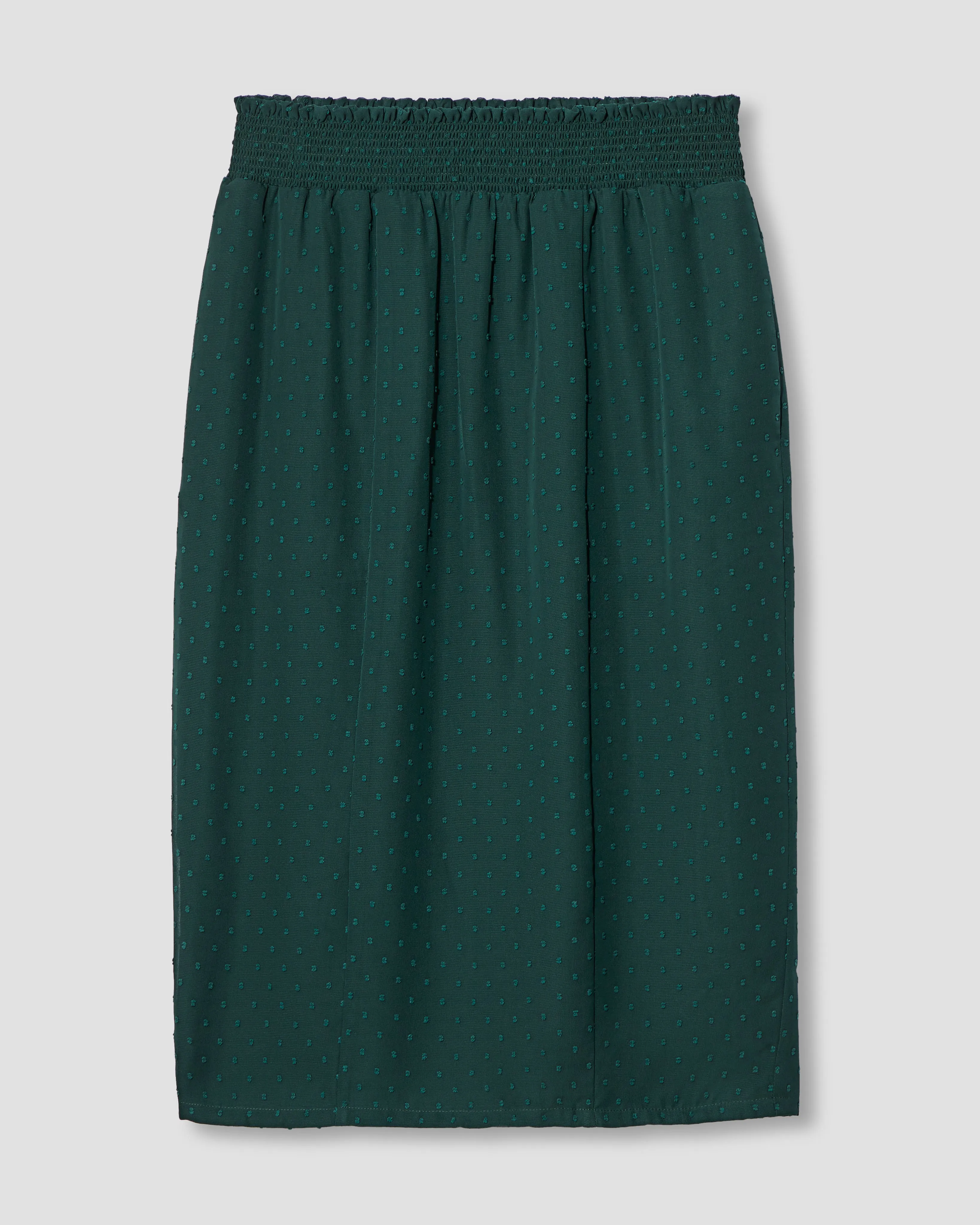 Blair Swiss Dot Chiffon Skirt - Forest Green