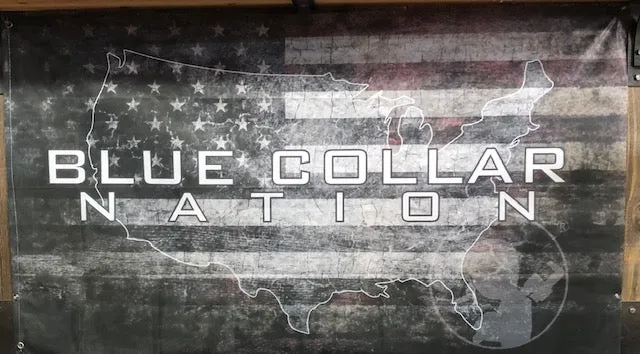 Blue Collar Nation Flag