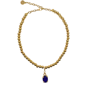 Blue Diamond Necklace