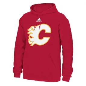 CALGARY FLAMES ADIDAS ADULT BIG LOGO HOODIE