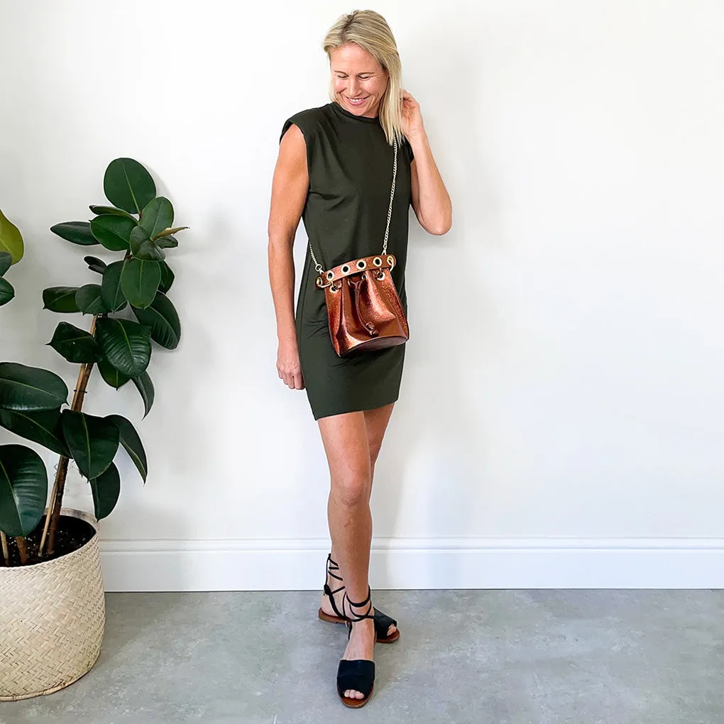 Classic T-Shirt Dress - Olive