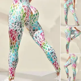 Colorful High Waist Yoga Pants