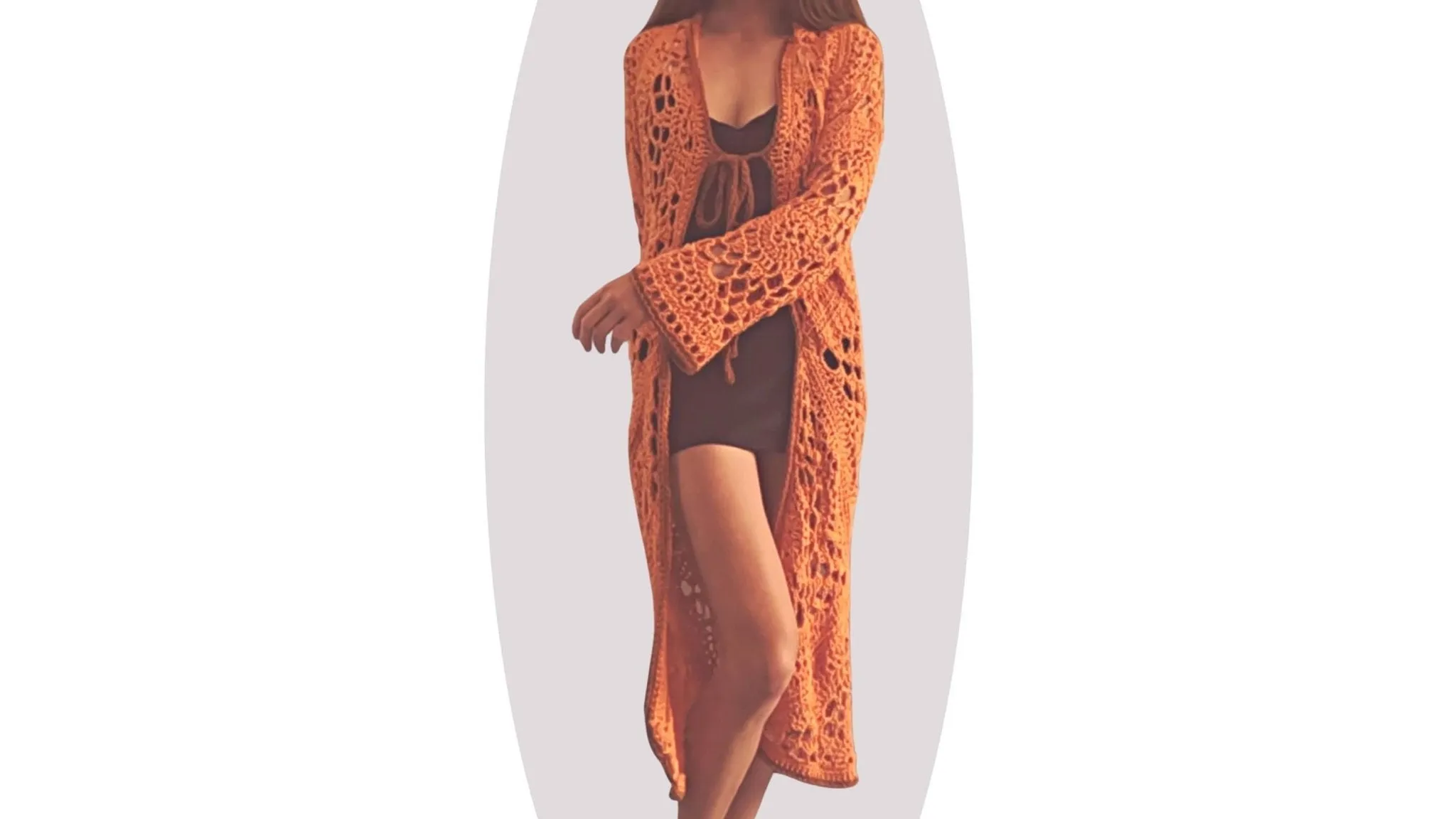 Crochet Kimono Pattern - Whispering Winds