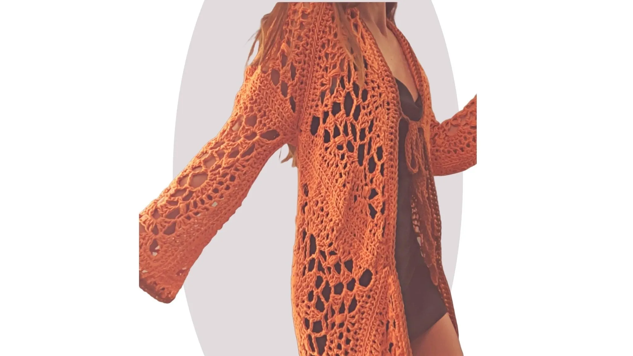 Crochet Kimono Pattern - Whispering Winds