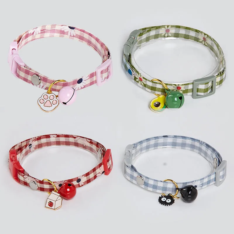 Cute cat collar with bell