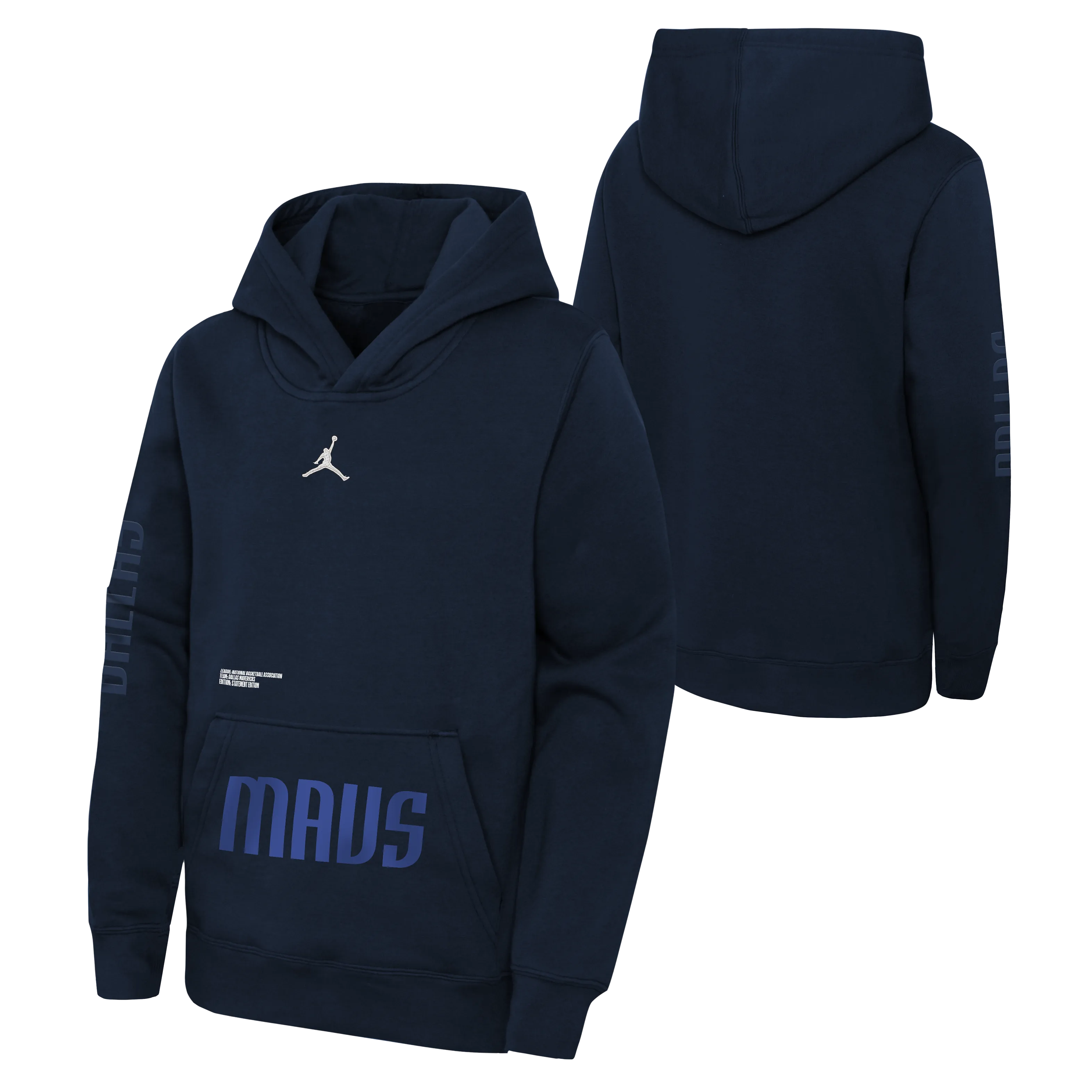 DALLAS MAVERICKS NIKE OUTERSTUFF YOUTH STATEMENT PULLOVER HOODIE