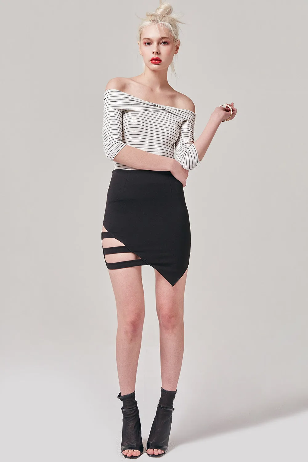 Edgy Pencil Skirt