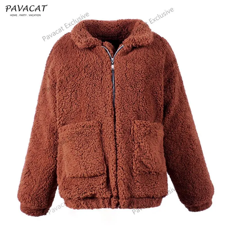 elveswallet Faux Lambswool Oversized Coat