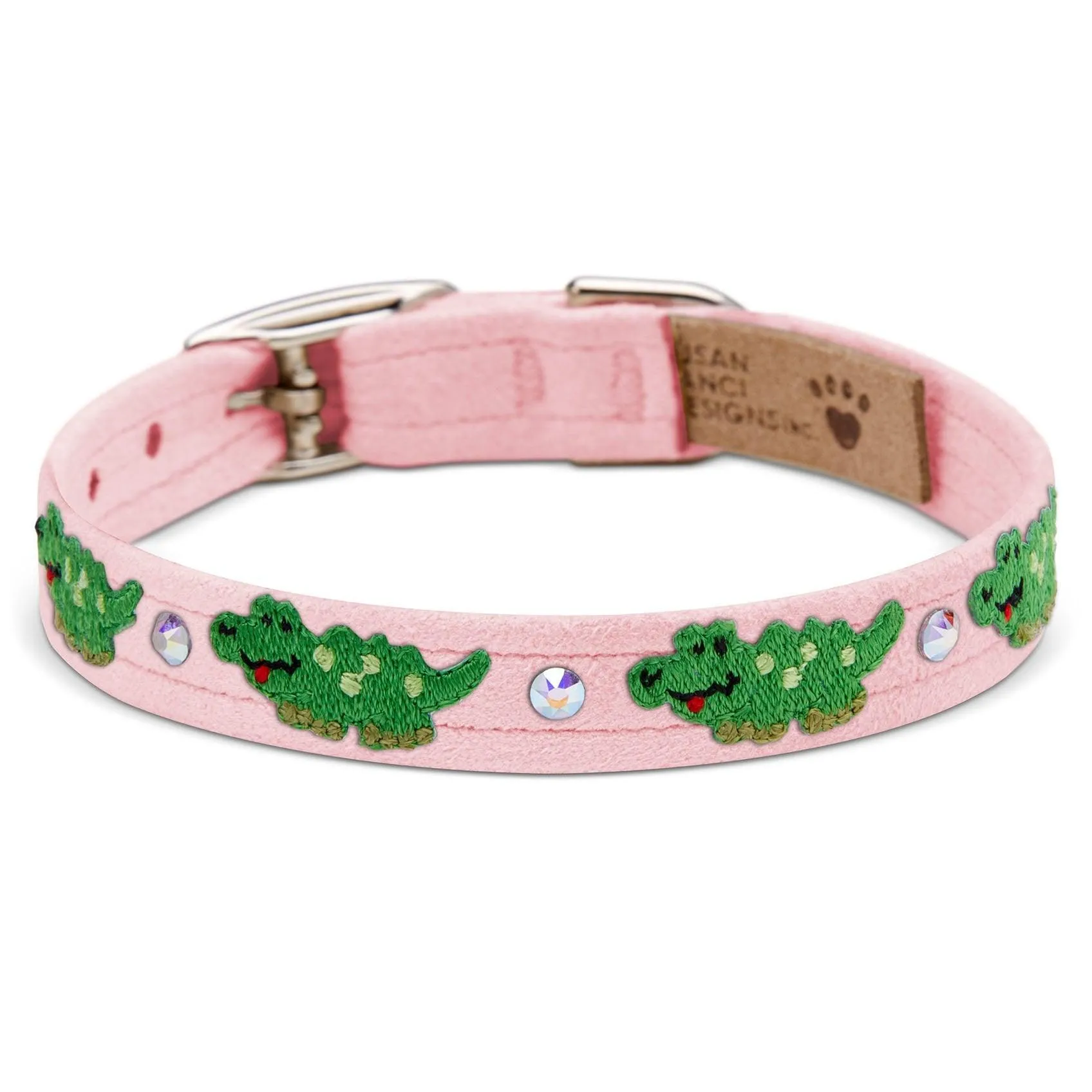 Embroidered Alligators Collar