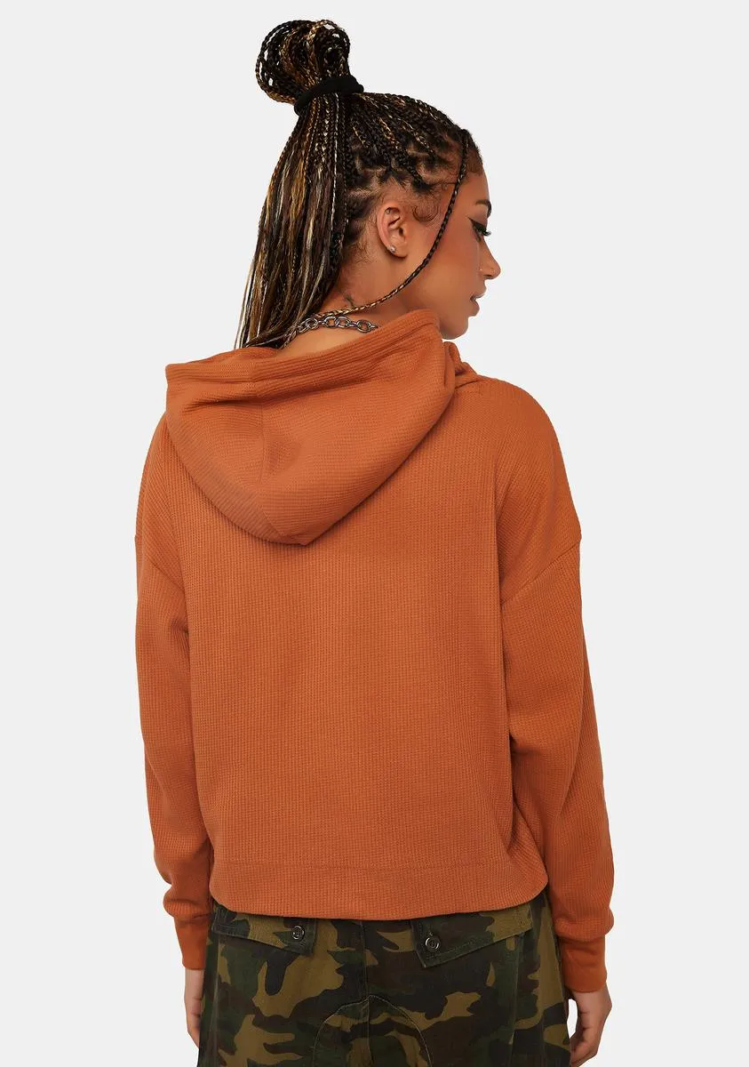 Grow On Waffle Knit Hoodie