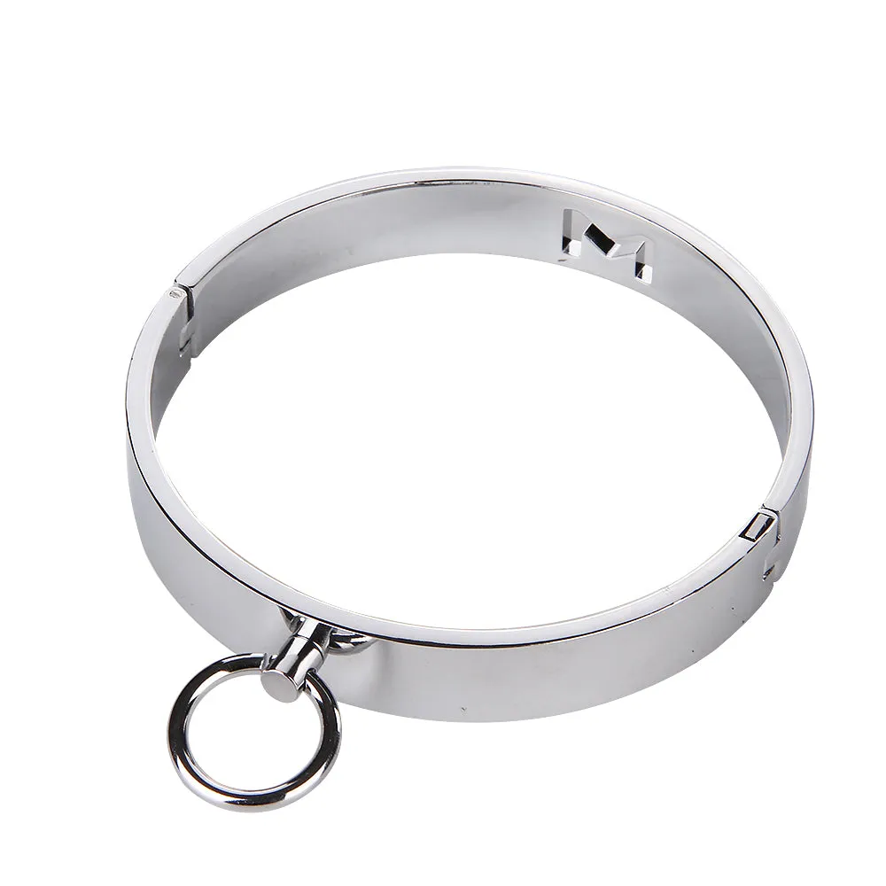 Heavy Duty Stainless Steel Bondage Collar