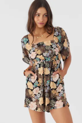 JASLYNN MACAW TROPICAL ROMPER