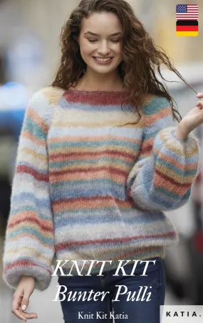 Jetzt wird's bunt mit einem Strickpullover aus INGENUA MODA Wolle von KATIA