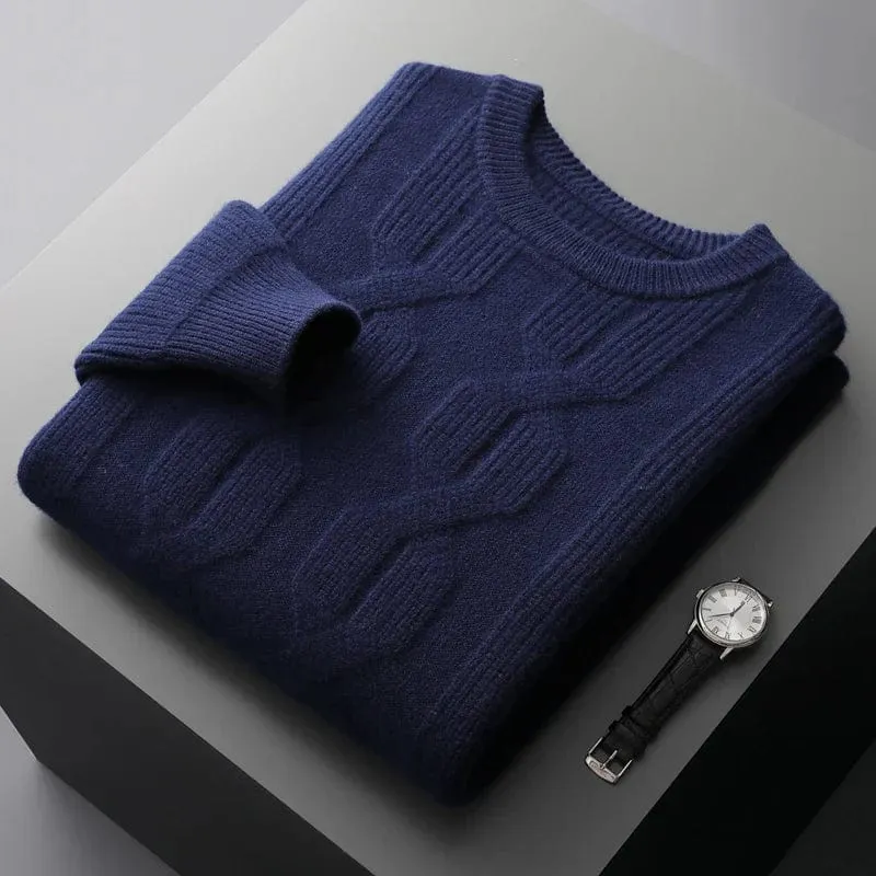 Joey | Eleganter Pullover mit Zopfmuster