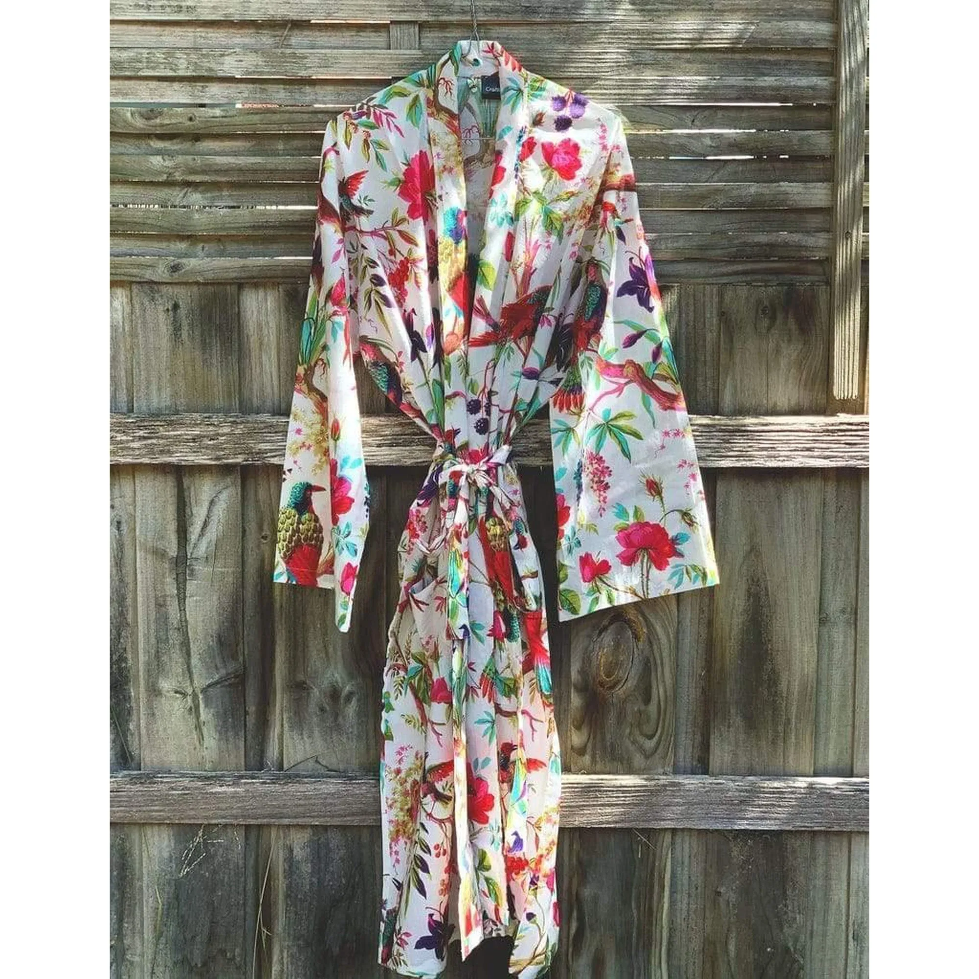 Kimono Bath Robes/ Night Suit white Paradise