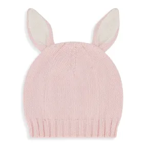 Knit Bunny Hat -- Rose