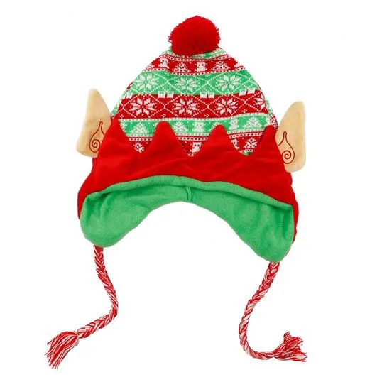 Knit Holiday Luxury Elf Hat