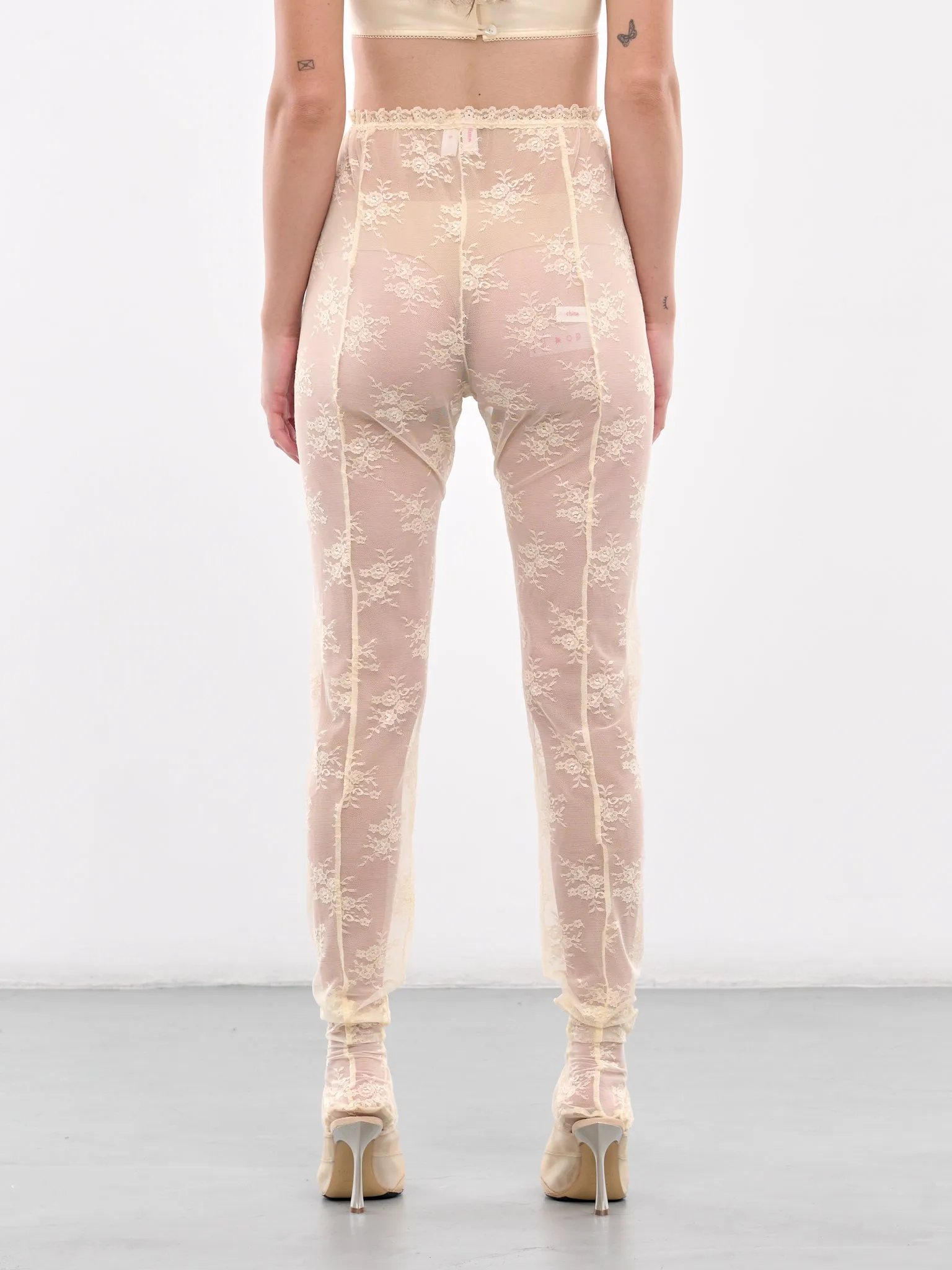 Lace Leggings (00TR08-IVORY)