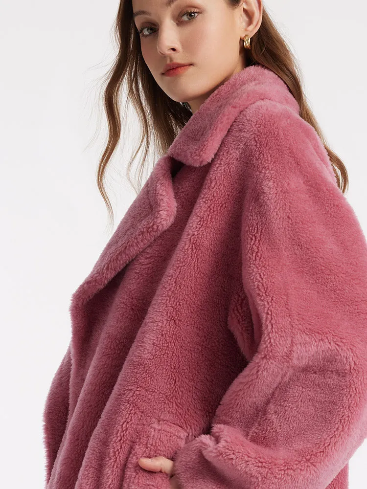 Lamb Wool Oversized Teddy Coat