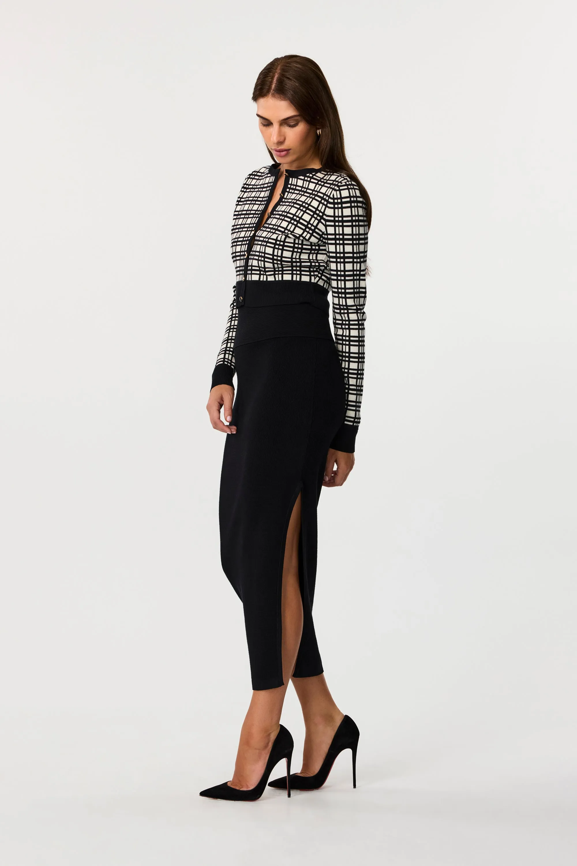 Larisa Black Pencil Skirt