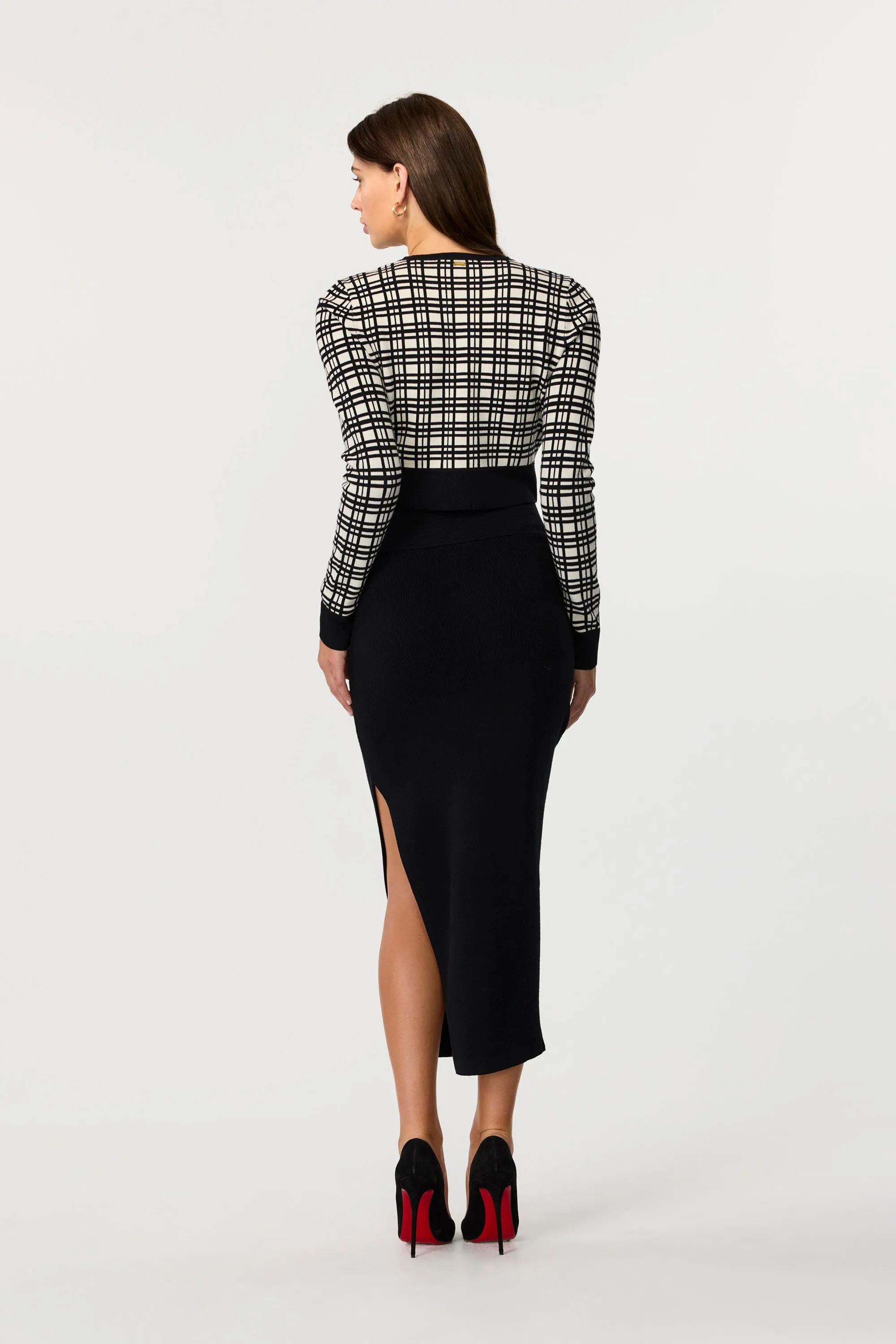 Larisa Black Pencil Skirt