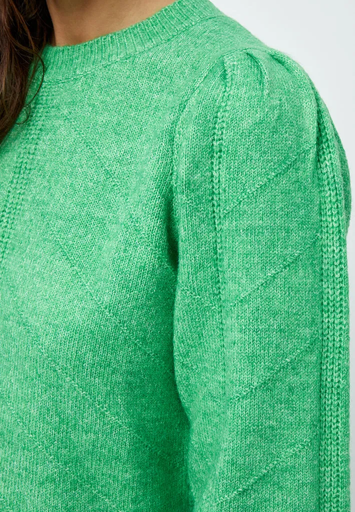 Lenore 3/4 Sleeve Pullover - Bright Green