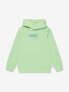 Levi's Boys Logo Pullover Hoodie in Green