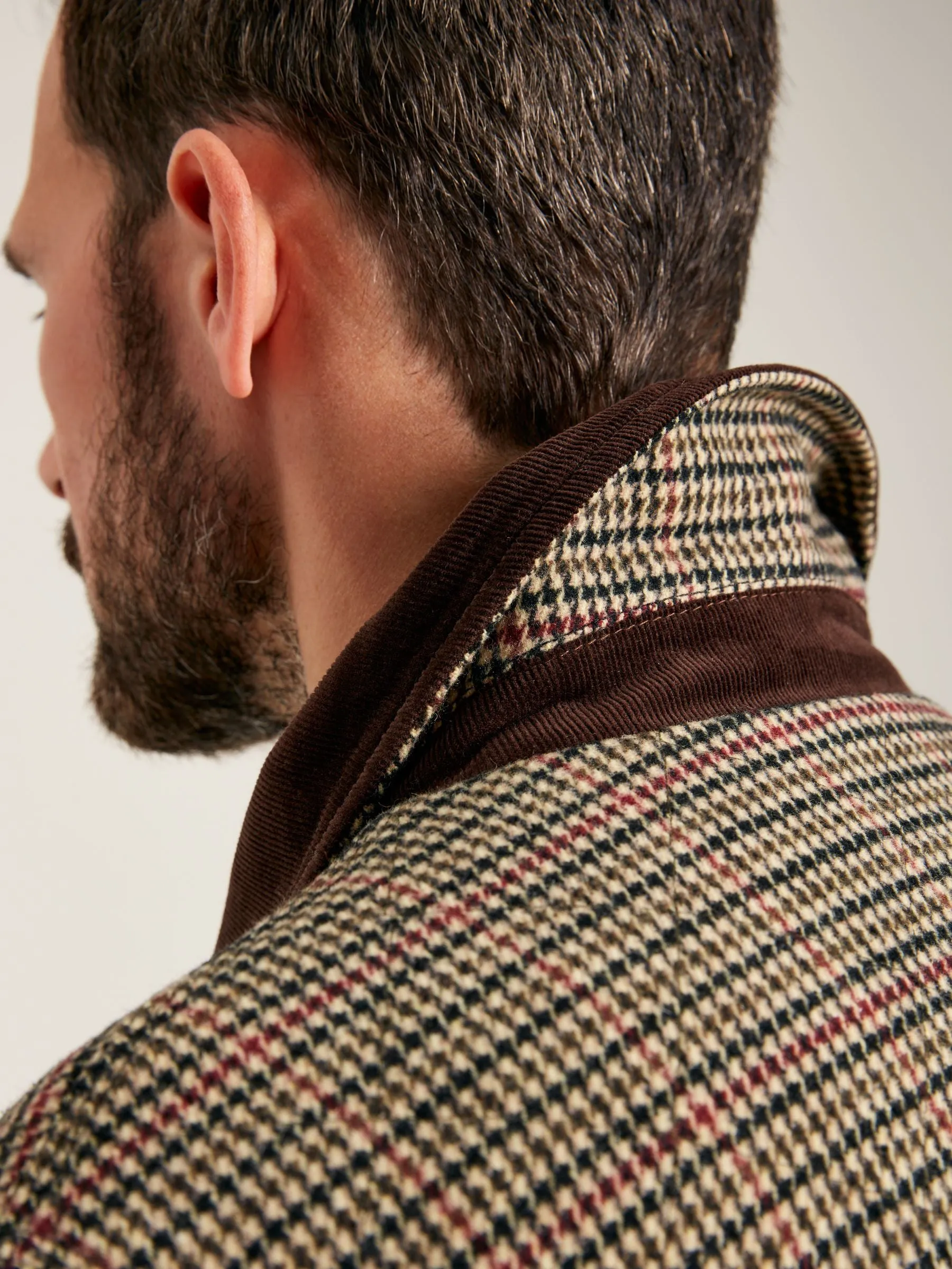 Marriott Tweed Jacket -  Brown Houndstooth