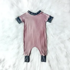 Mauve Tee Romper