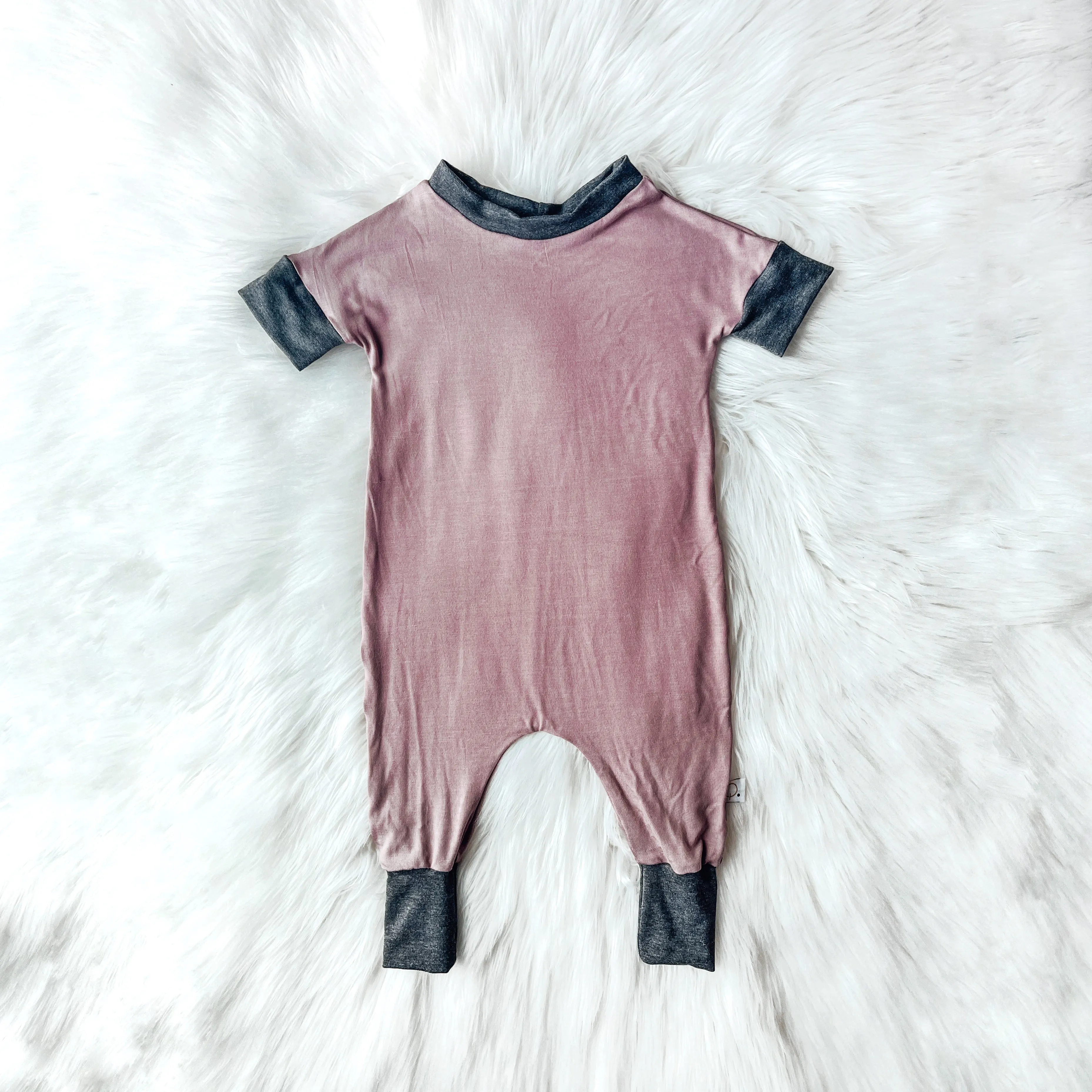 Mauve Tee Romper