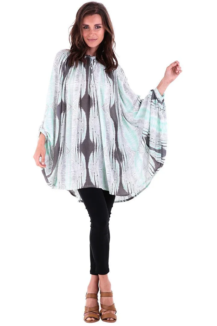 Meg Tunic Long Sleeve Flowy Blouse