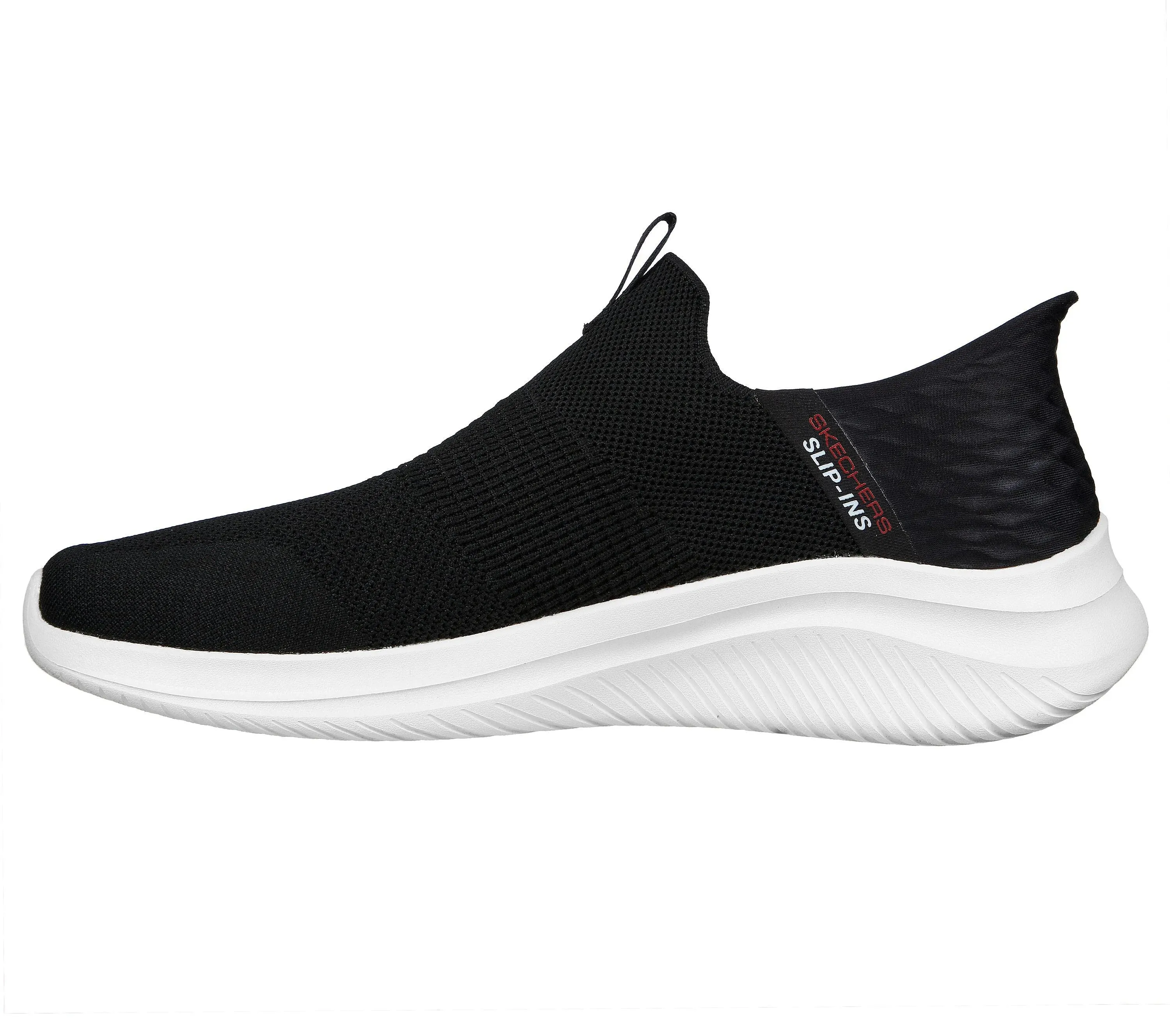 Men's Slip-Ins: Ultra Flex 3.0 - Smooth Step Black/White