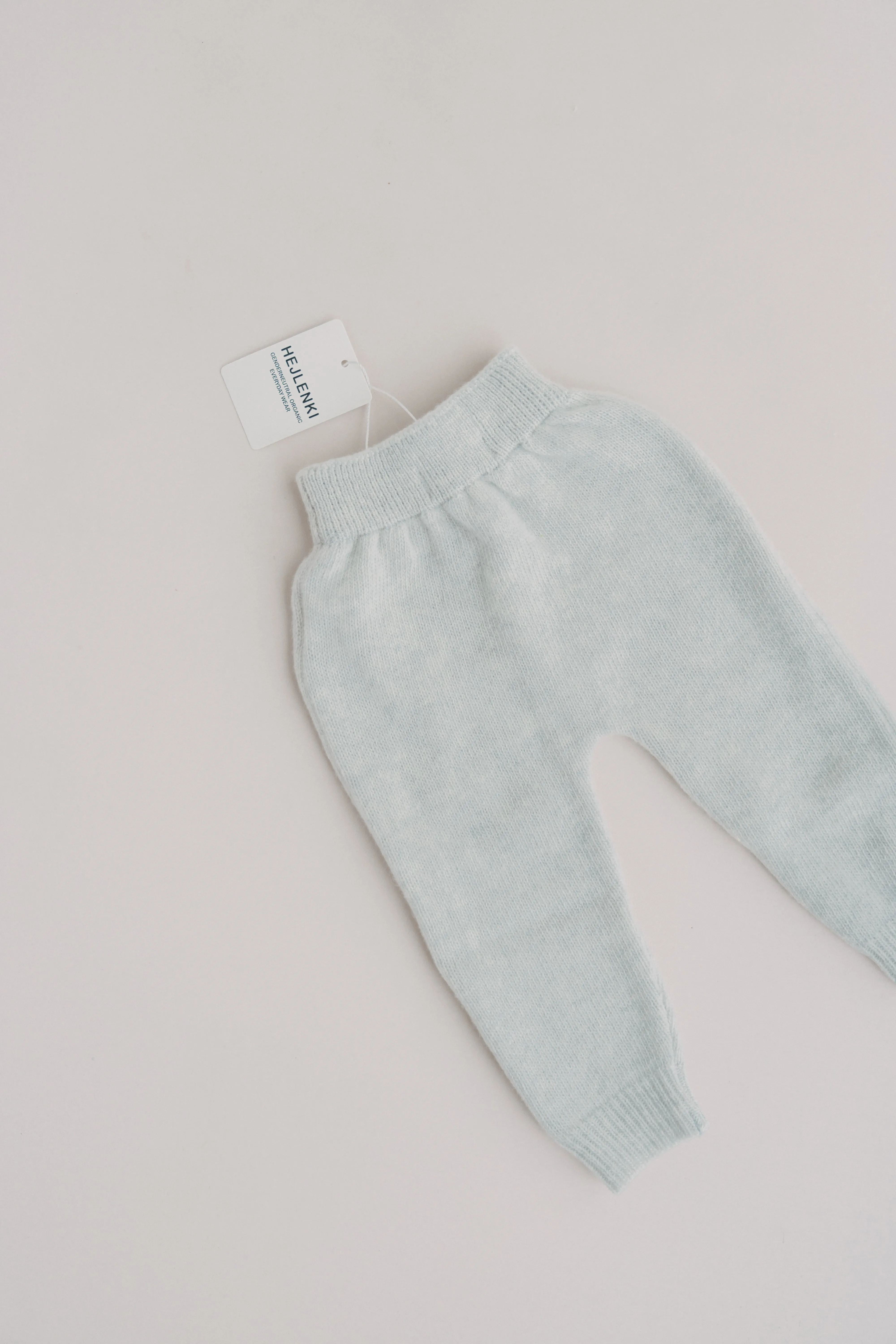 MERINO WOOL KNIT LEGGINGS PEARL