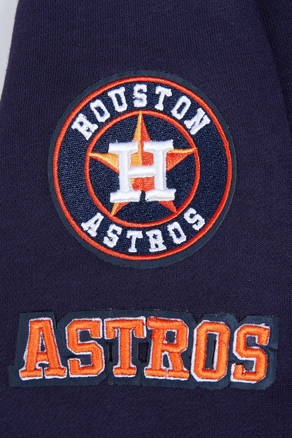 MLB HOUSTON ASTROS CLASSIC WOMEN'S CROPPED PO HOODIE (MIDNIGHT NAVY)