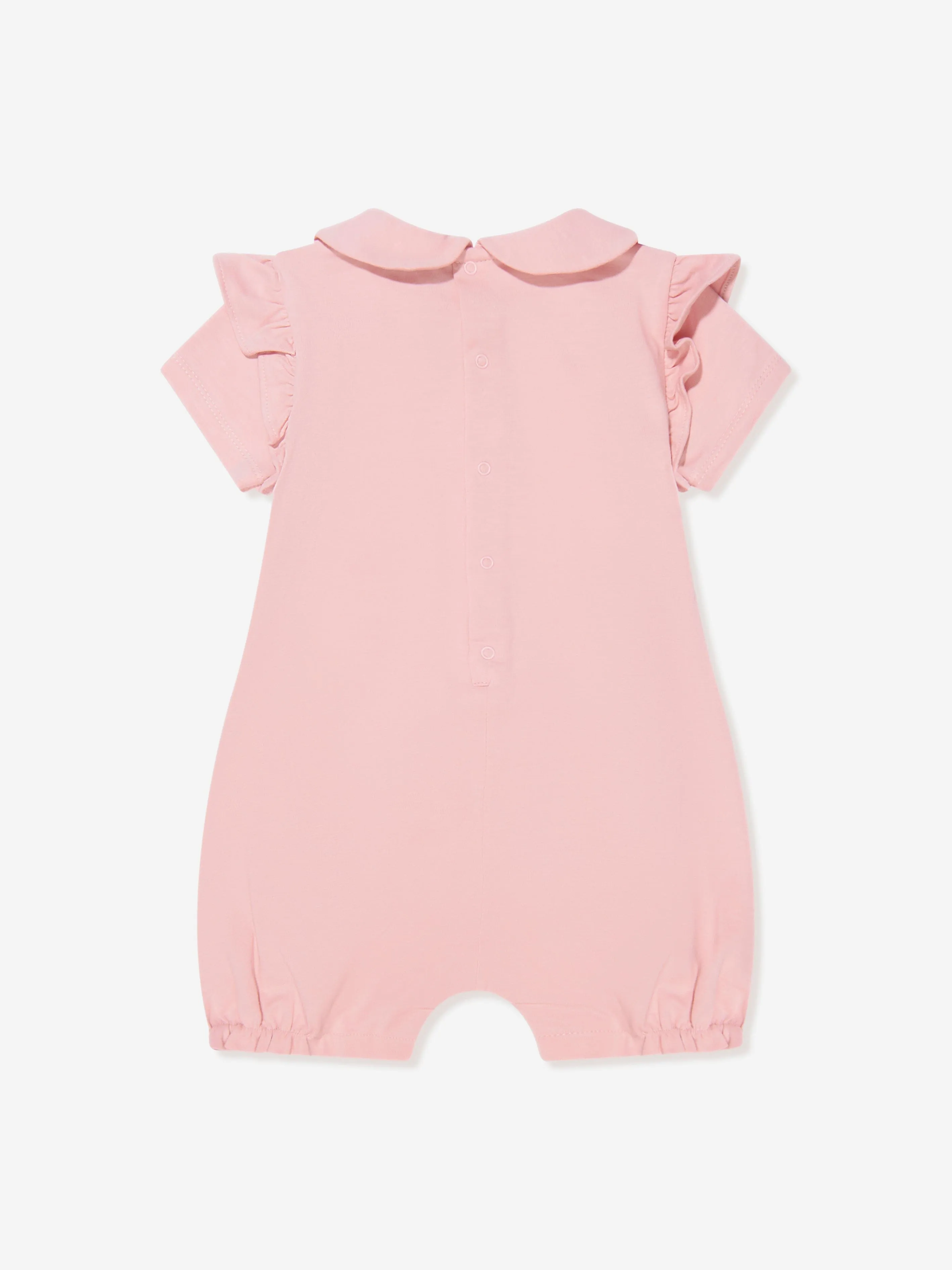 Moschino Baby Girls Romper And Headband Gift Set in Pink