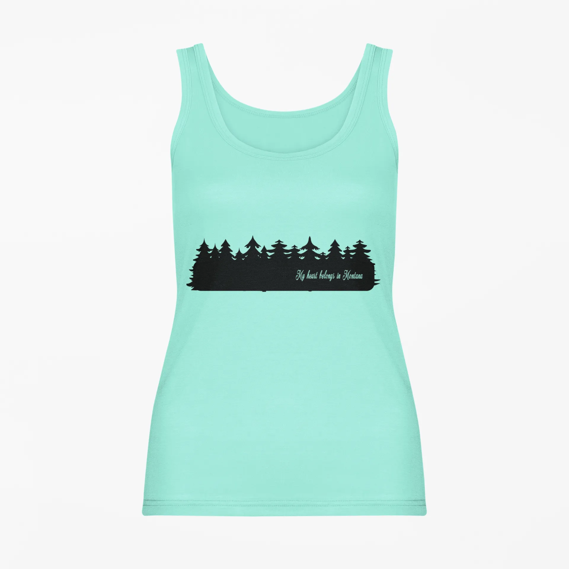 My Heart Belongs in Montana Women's Tank Top