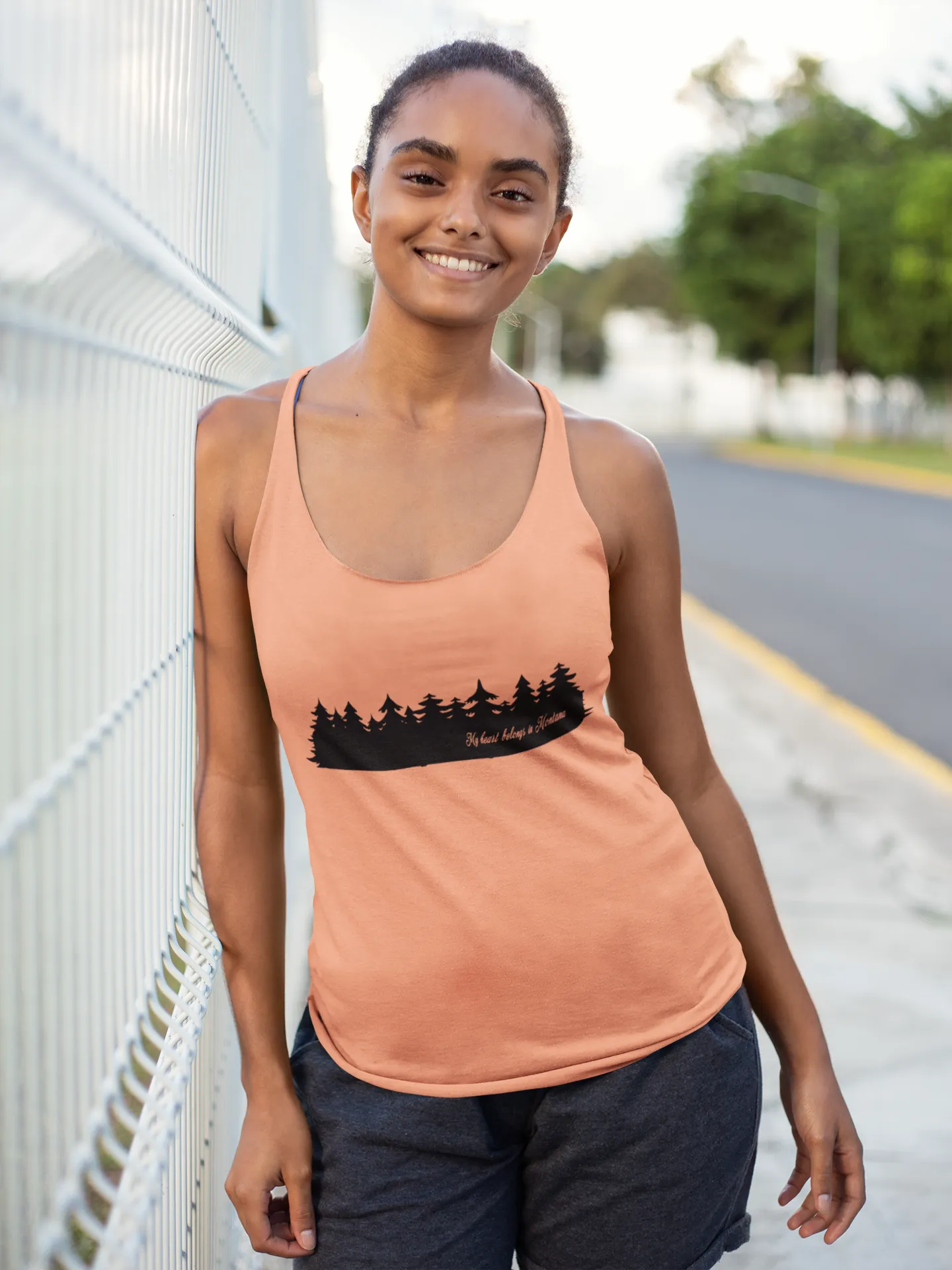 My Heart Belongs in Montana Women's Tank Top