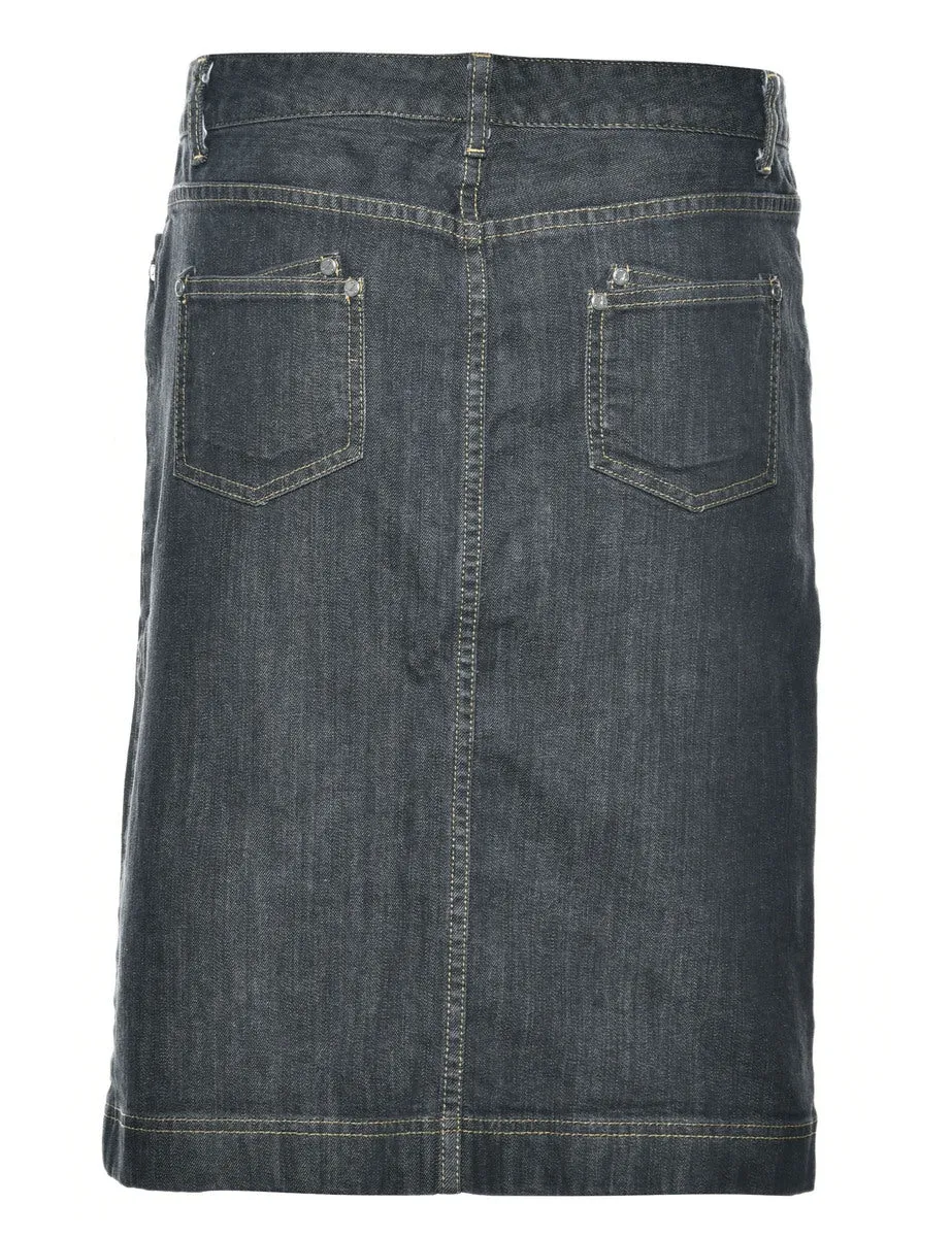 Nautica Dark Wash Denim Skirt - L