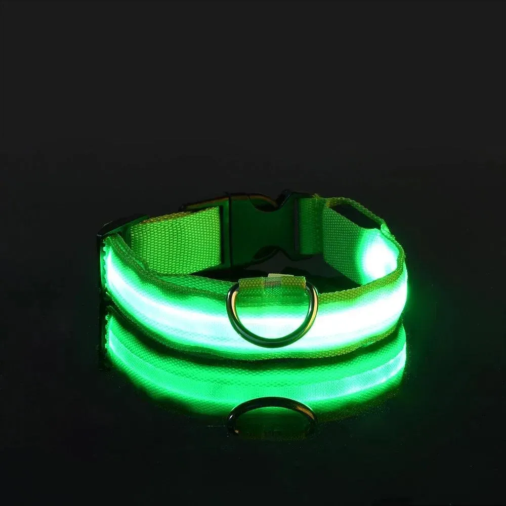 Nylon LED Dog Collar