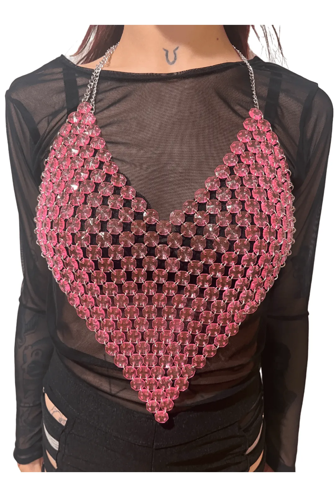 Pink Gem Halter Top