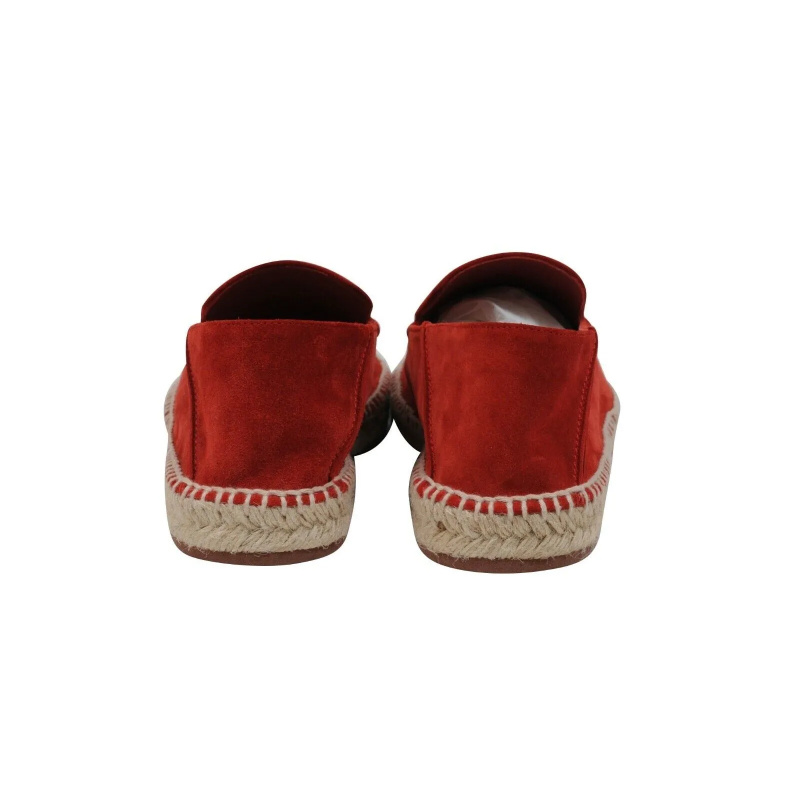 Red Suede Seaside Walk Espadrilles