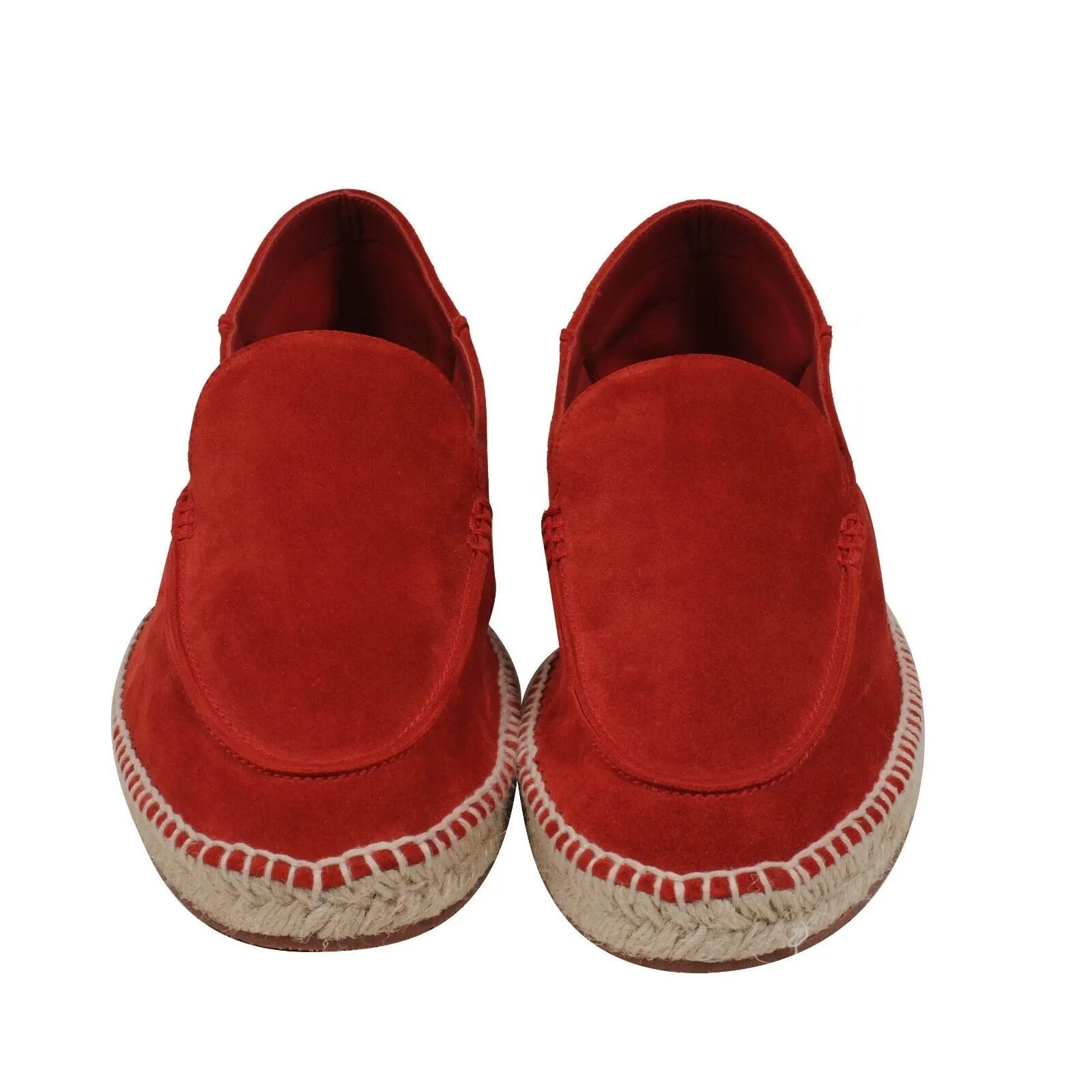 Red Suede Seaside Walk Espadrilles